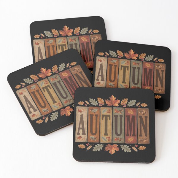 Item preview, Rustic Autumn Wooden Letters with Fall Leaves Gift designed and sold by Zizo-DR44.