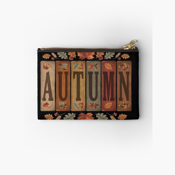 Item preview, Rustic Autumn Wooden Letters with Fall Leaves Gift designed and sold by Zizo-DR44.