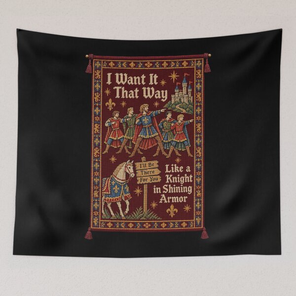 Item preview, Gen X Boyband Medieval Tapestry   designed and sold by abby-thorns.