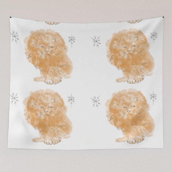 Item preview, Lion and Snowfall with Color by ElitebyElise designed and sold by ElitebyElise.