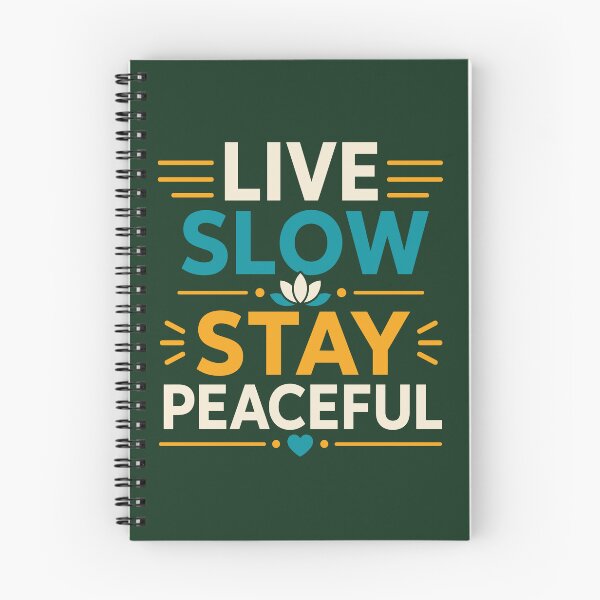 Item preview, Live Slow Stay Peaceful designed and sold by rejowan-arts.