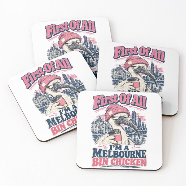 Item preview, First Of All Melbourne Bin Chicken Coffee City designed and sold by Yellowriversss.