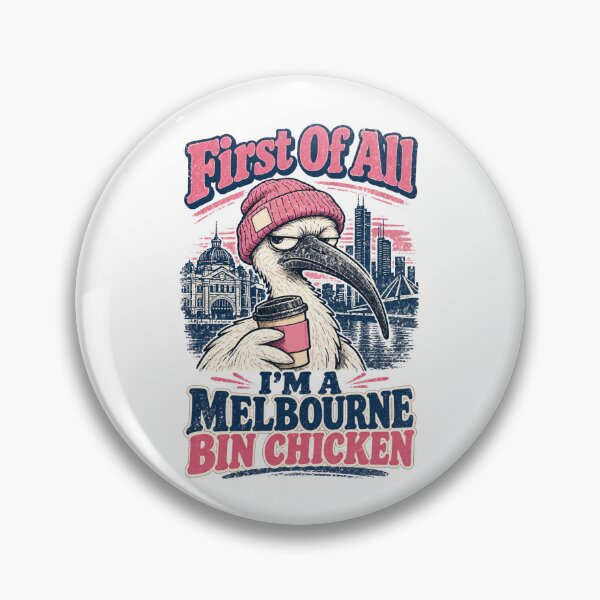 Item preview, First Of All Melbourne Bin Chicken Coffee City designed and sold by Yellowriversss.