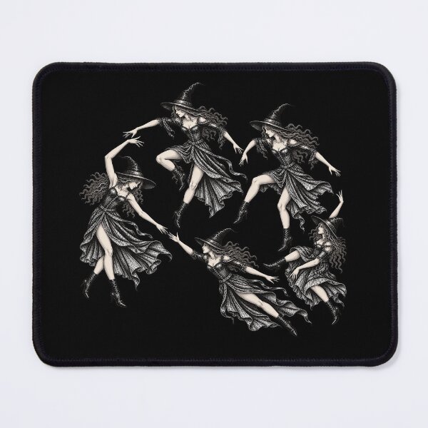 Item preview, Witch Girl Dance – Matisse Inspired Halloween Witch Art designed and sold by SurfolioPrints.