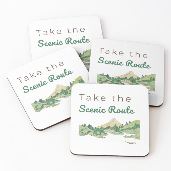 Item preview, Take the Scenic Route – Minimal Adventure Design designed and sold by J-Nature-Vibes.