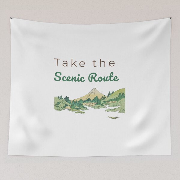 Item preview, Take the Scenic Route – Minimal Adventure Design designed and sold by J-Nature-Vibes.