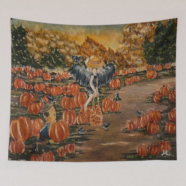 Item preview, "The Crow Maiden and The Little Scarecrow" designed and sold by Precious Hewie.