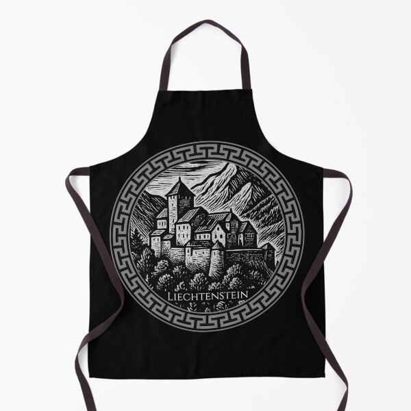 Item preview, Liechtenstein Vintage Woodcut Art designed and sold by Thistle-TShop.