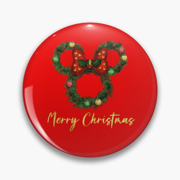 Item preview, Mickey Christmas Wreath with Gold Text  designed and sold by PrissDodrill-86.