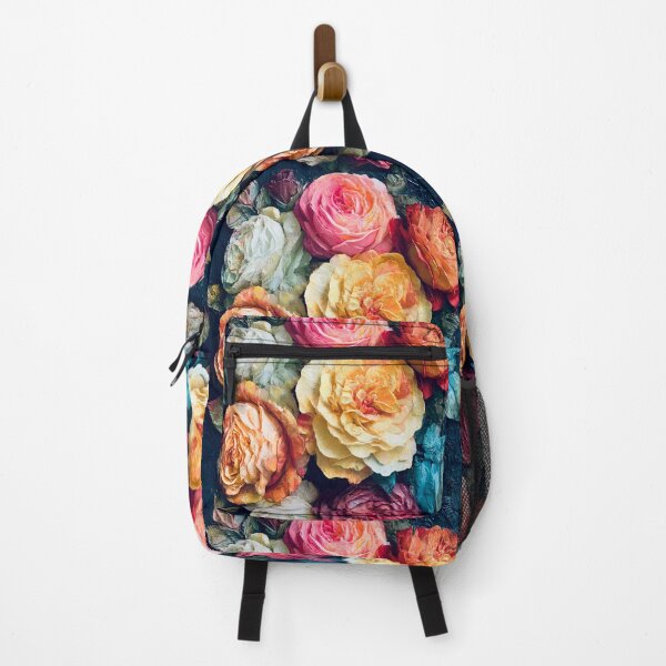 Item preview, Textured Palette‑Knife Roses designed and sold by baksuart.