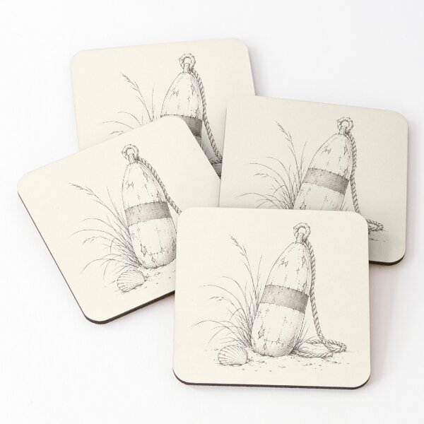 Item preview, Weathered Buoy Study | Minimalist Coastal Wall Art designed and sold by Zaramodo.