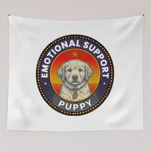 Item preview, Mind Empowerment Emotional Support Puppy Badge designed and sold by Mind Empowerment Designs.