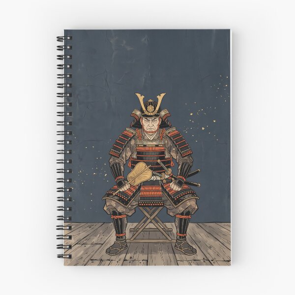 Item preview, Samurai Commander Seated with War Fan Gunbai designed and sold by TokyoUkiyoHouse.