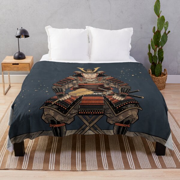 Item preview, Samurai Commander Seated with War Fan Gunbai designed and sold by TokyoUkiyoHouse.