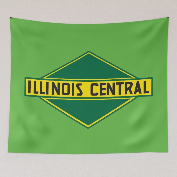Item preview, Illinois Central Classic Diamond Logo designed and sold by Trains-and-Rail.
