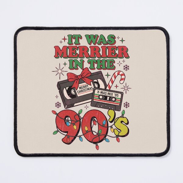 Item preview, Merrier in the 90s – Retro Christmas designed and sold by dudelinart.