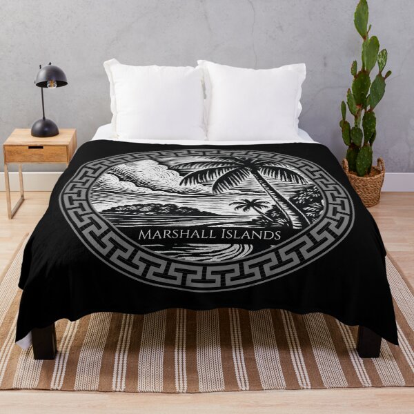 Item preview, Marshall Islands Vintage Woodcut Art designed and sold by Thistle-TShop.