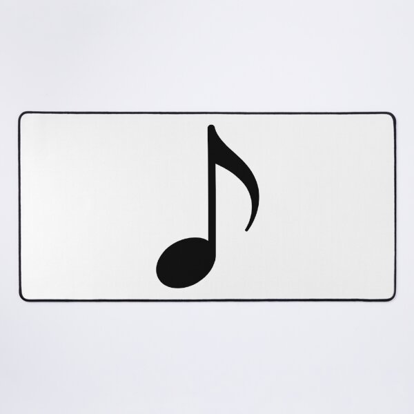 Item preview, Eighth Note Quaver - Classic Black Music Design designed and sold by lematworks.