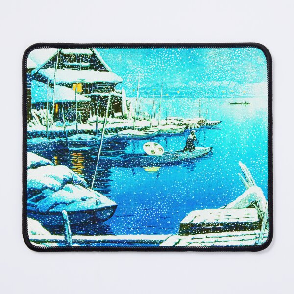 Item preview, Snow in Mukojima by Kawase Hasui (1931) designed and sold by VenusArt7.