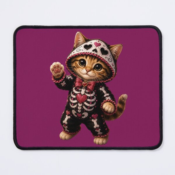 Item preview, cat dressed as a Mexican skull designed and sold by PasoaPaso2025.