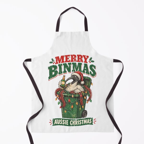 Item preview, Merry Binmas Aussie Christmas Chicken Santa Cheer designed and sold by Yellowriversss.