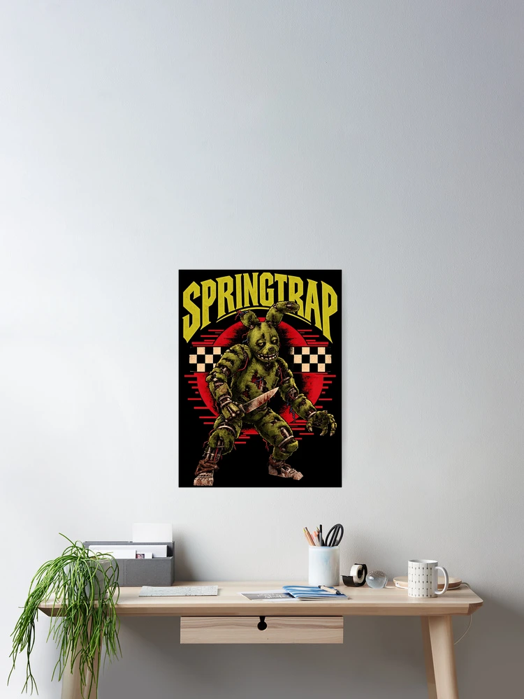 Thumbnail 2 of 3, Poster, It's Springtrap designed and sold by DeviantMerch.
