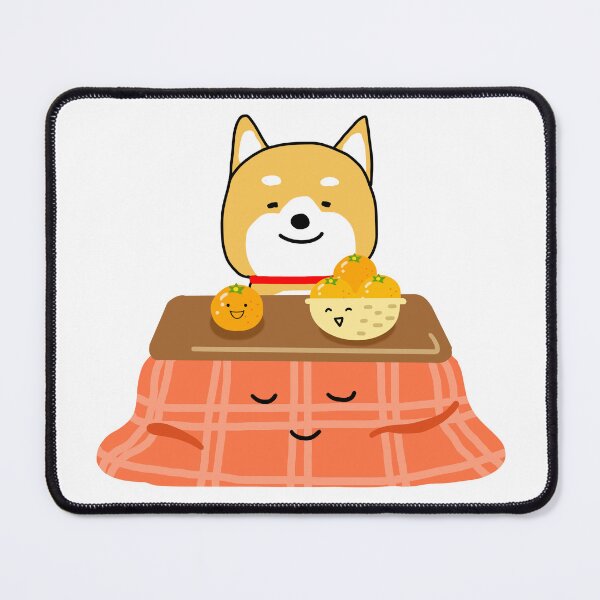 Item preview, Shiba Inu is warming in a kotatsu with tangerines on the table designed and sold by neriko.