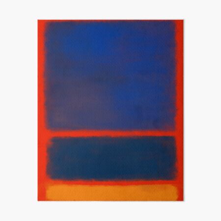 Rothko Inspired #7 Art Board Print