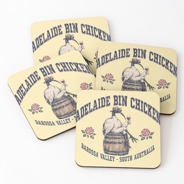 Item preview, Adelaide Bin Chicken Barossa Valley Wine Barrel Retro designed and sold by Yellowriversss.