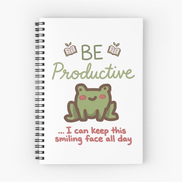 Item preview, Be Productive Frog designed and sold by LilypadLogic.