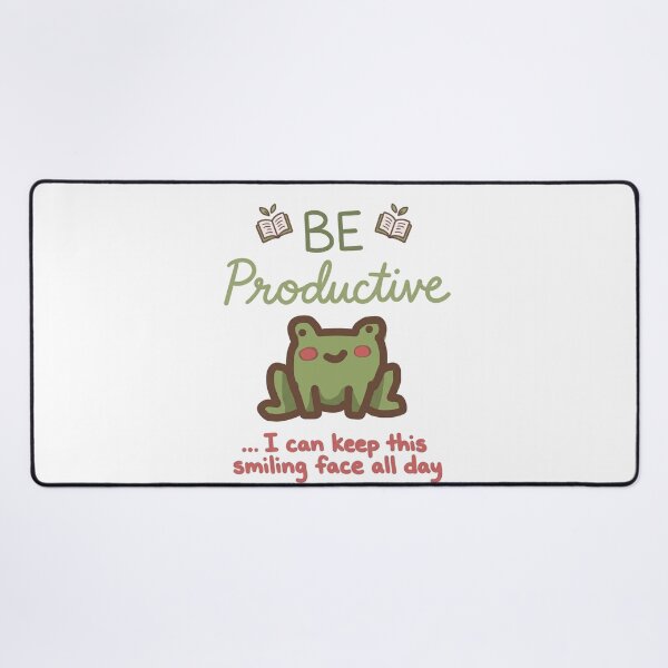 Item preview, Be Productive Frog designed and sold by LilypadLogic.