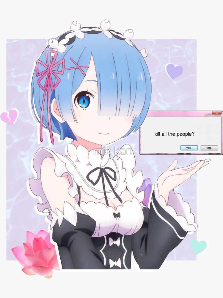 Rem Ram Re : Zero - Re: 0 Vaporwave Aesthetic by sassylin