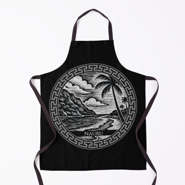 Item preview, Nauru Vintage Woodcut Art designed and sold by Thistle-TShop.
