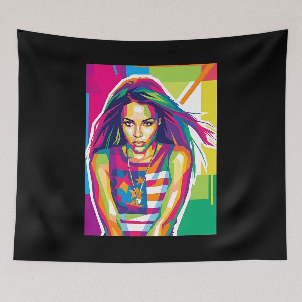 Item preview, Aaliyah Pop Art designed and sold by Kindcorner.
