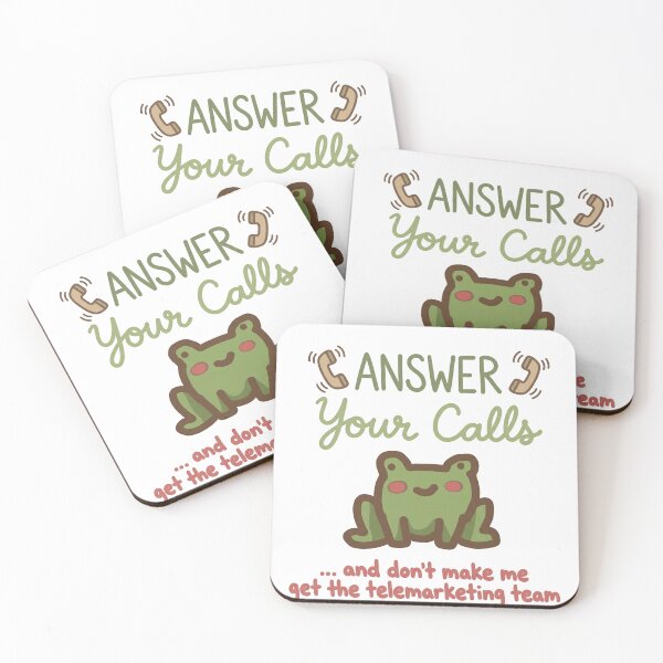 Item preview, Answer Your Calls Frog designed and sold by LilypadLogic.