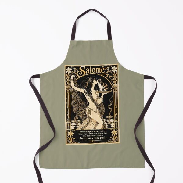 Item preview, Salomé Cat Poster – Aubrey Beardsley Style Art Nouveau Parody, Funny Tuna Pâté Joke designed and sold by SammyMorry.