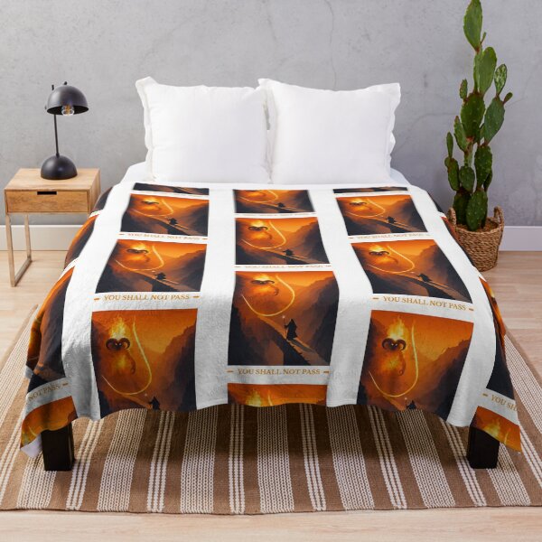 Item preview, You Shall Not Pass Iconic Fantasy Movie Scene Art designed and sold by angelinalkio.