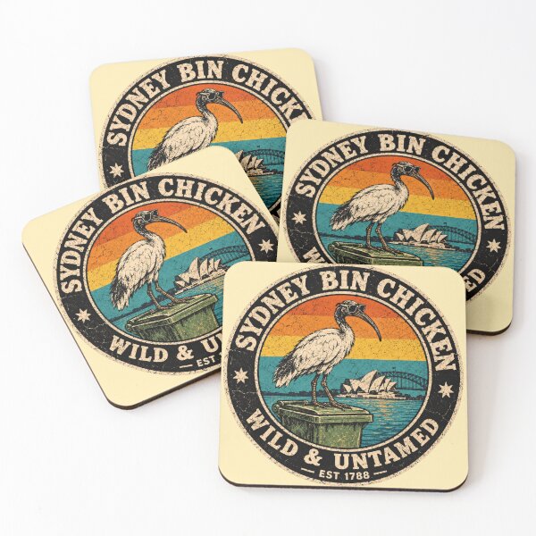Item preview, Sydney Bin Chicken Wild Untamed Opera Harbour Sunset designed and sold by Yellowriversss.