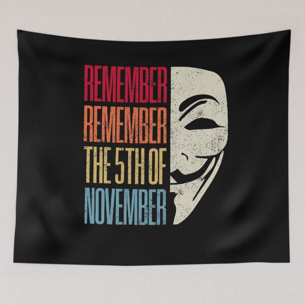 Item preview, REMEMBER, REMEMBER THE FIFTH OF NOVEMBER | BONFIRE NIGHT | GUY FAWKES DAY designed and sold by justypun.