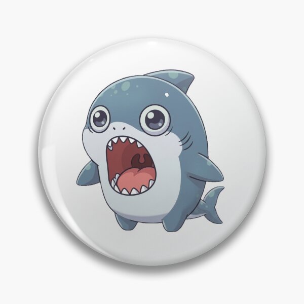 Item preview, Cute Overwhelmed Shark designed and sold by Nature's Chibis.
