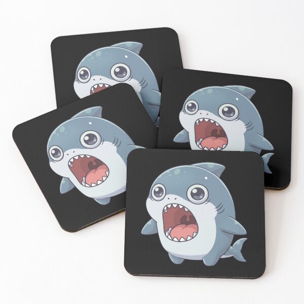 Item preview, Cute Overwhelmed Shark designed and sold by Nature's Chibis.