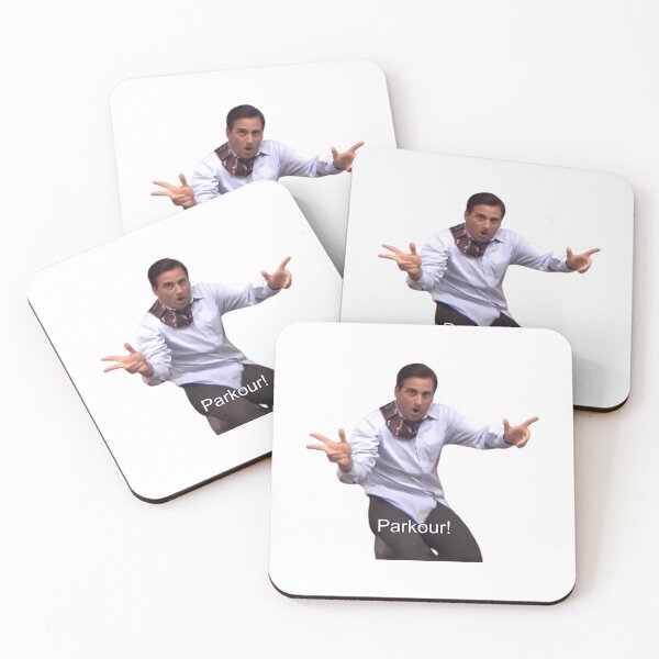 Item preview, Michael Parkour The Office Sticker designed and sold by martinmatale.