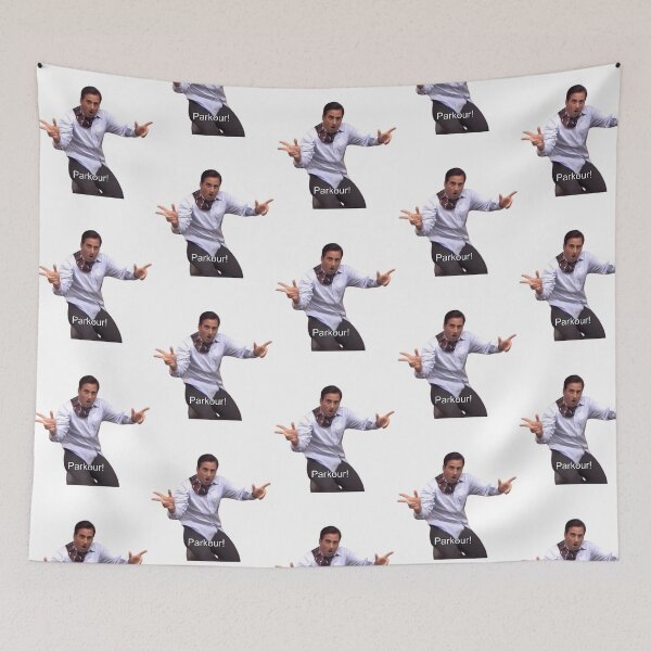 Item preview, Michael Parkour The Office Sticker designed and sold by martinmatale.