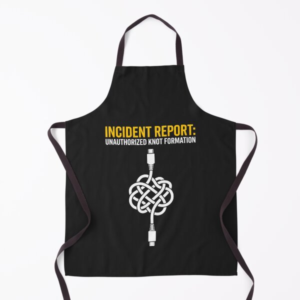 Item preview, Incident Report Unauthorized Knot Formation Cable Humor designed and sold by SplashTastic.