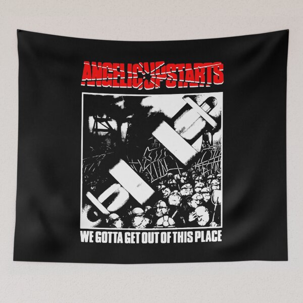 Item preview, Red Typography Oi Band Music designed and sold by nerdyygraphic.
