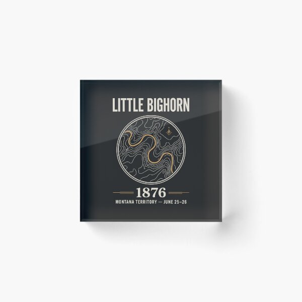 Item preview, Little Bighorn 1876 Montana Territory Topographic Map designed and sold by SplashTastic.