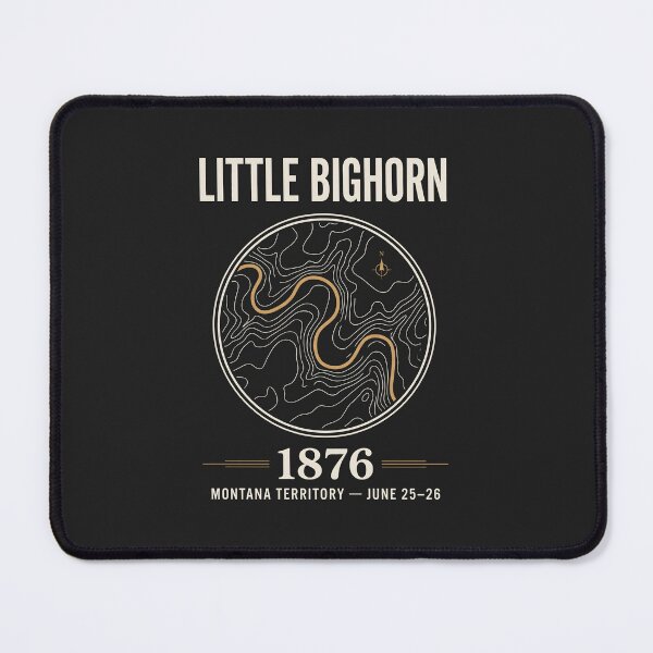 Item preview, Little Bighorn 1876 Montana Territory Topographic Map designed and sold by SplashTastic.