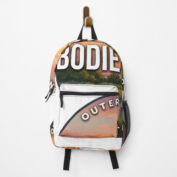 Item preview, Bodie Island Lighthouse North Carolina Marsh Sunset Round Badge Sticker designed and sold by DetourDgn.