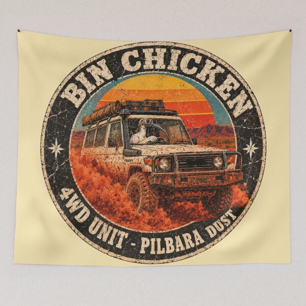 Item preview, Bin Chicken 4WD Unit Pilbara Dust Outback designed and sold by Yellowriversss.
