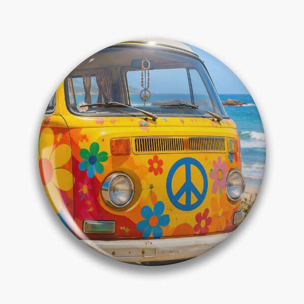 Item preview, retro camper hippie style designed and sold by alan tunnicliffe.